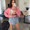 Bluza Paris Różowa - obrazek 2