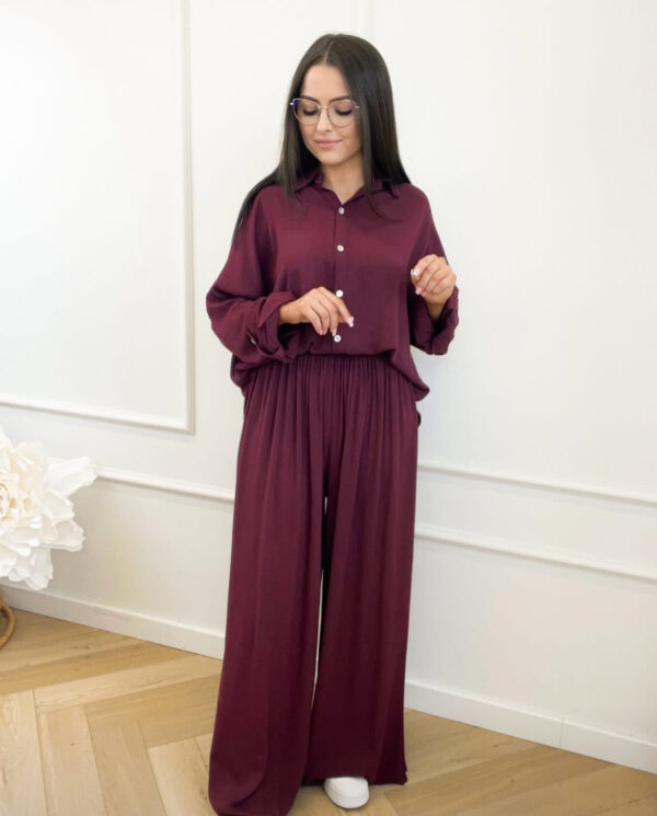 Komplet Rio 100% wiskoza Bordo