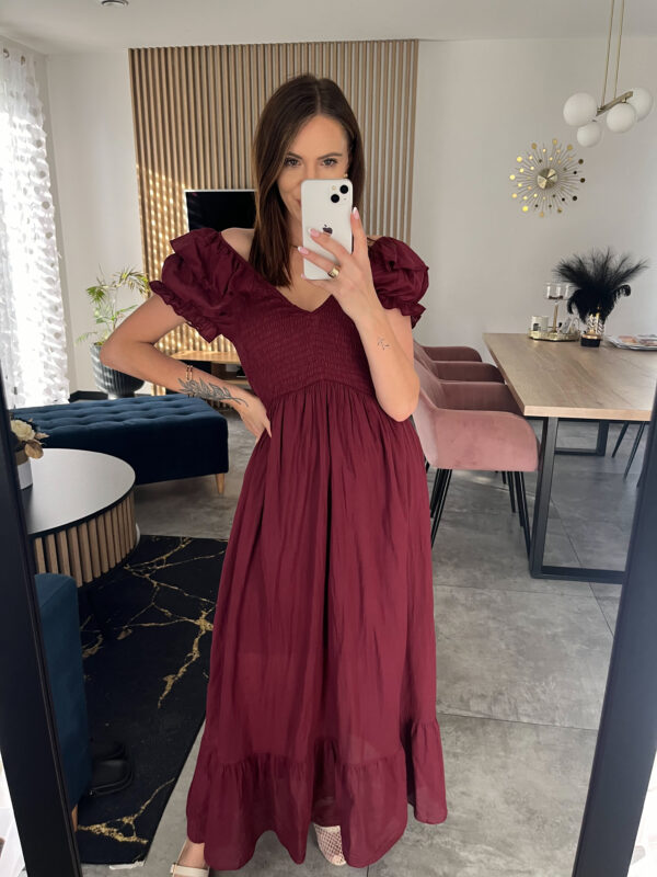 Sukienka Veste Burgund