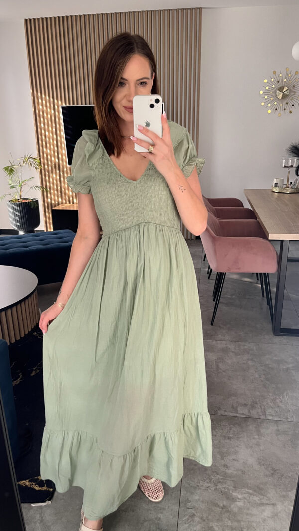 Sukienka Veste Matcha - obrazek 2