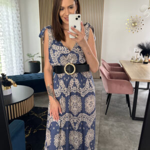 Sukienka Maxi Ania Niebieska