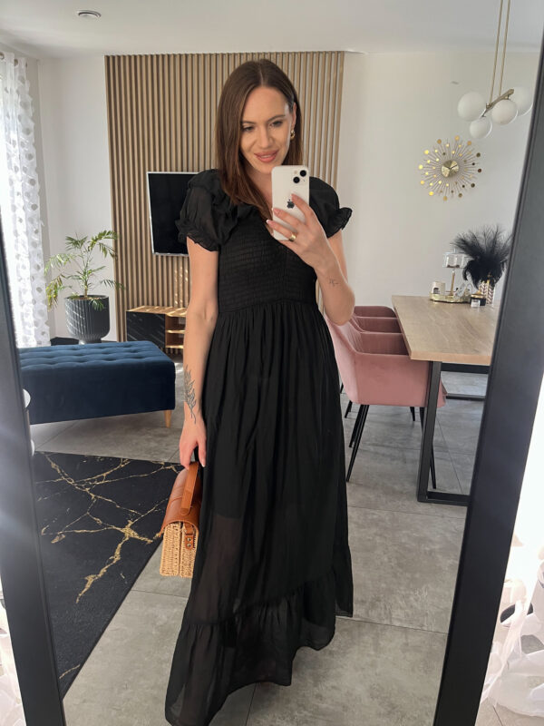 Sukienka Veste Maxi Czarna
