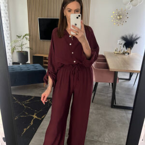 Komplet Comfort Burgund