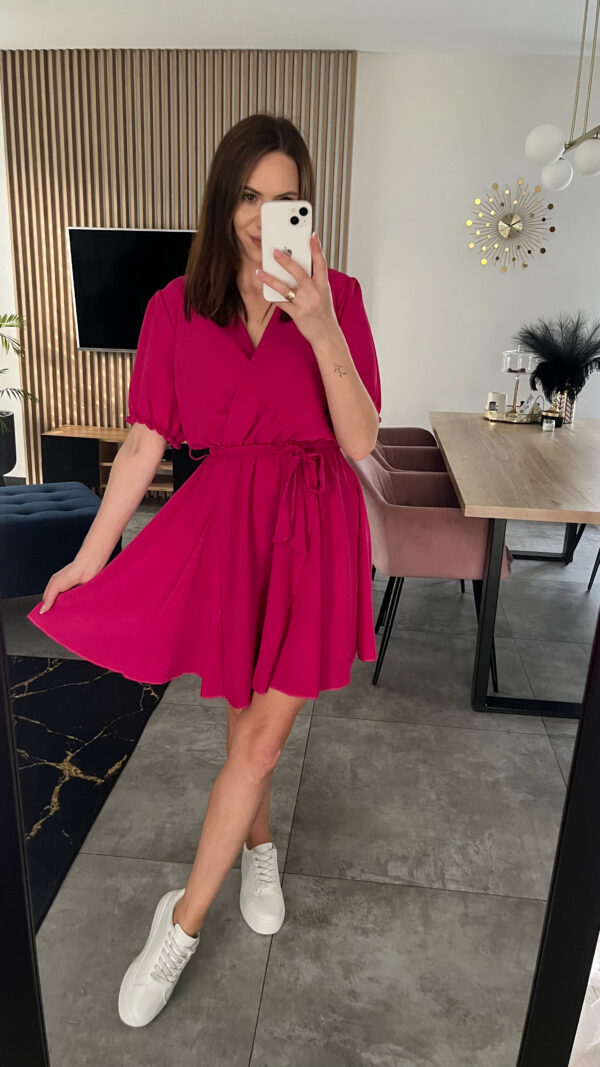 Sukienka Felicia Fuksja - obrazek 2