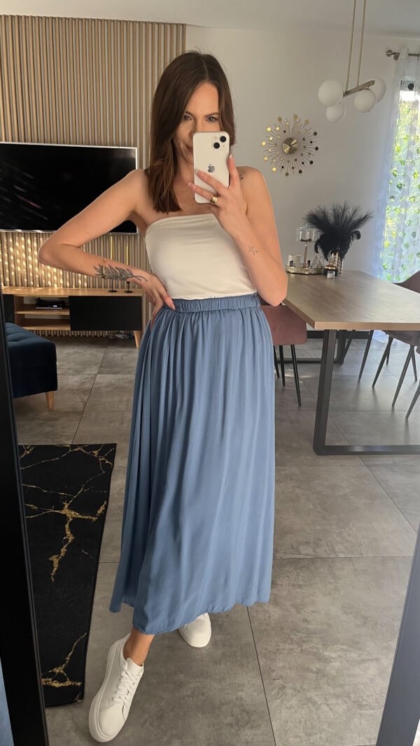 Spódnica Sandra Niebieska - obrazek 2