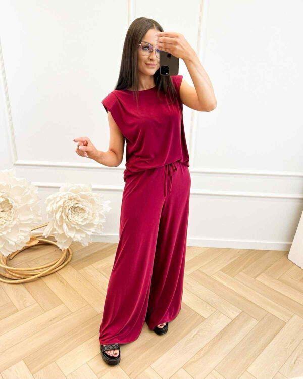 Komplet Grace Bordowy