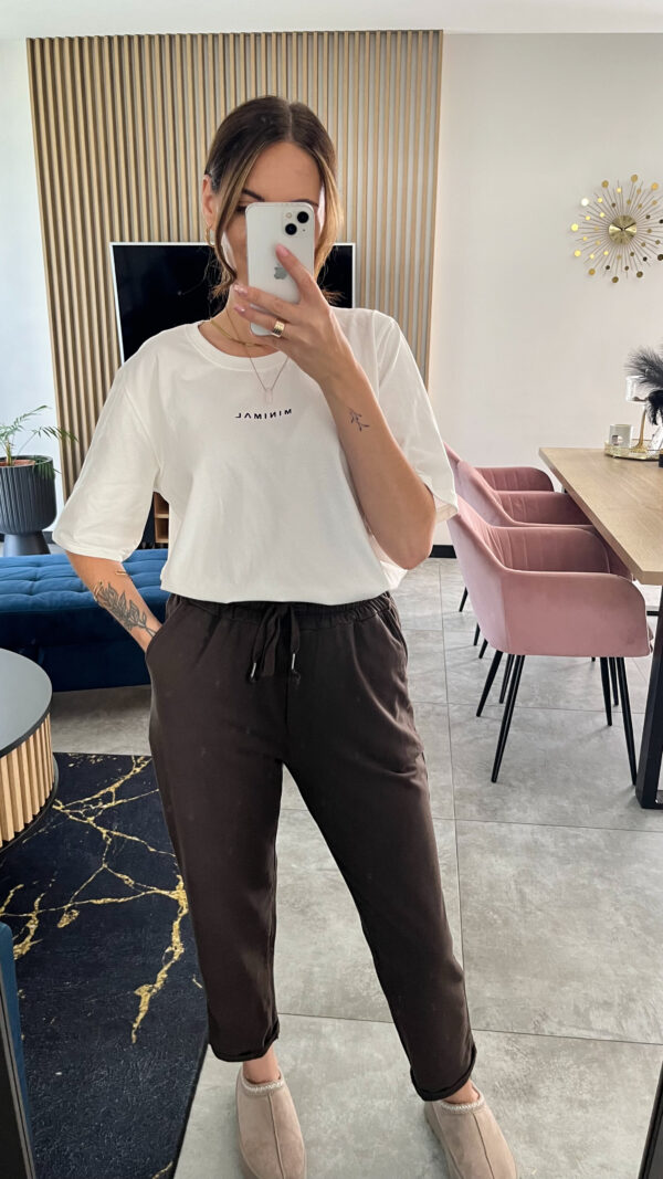 T-Shirt Minimal Biała - obrazek 2