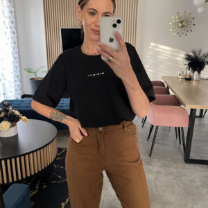 T-Shirt Minimal Czarny