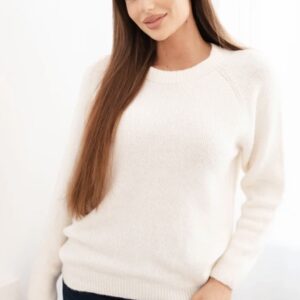 Sweter Baby Alpaca 30% Ecrue