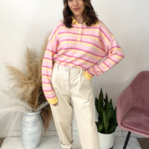 Spodnie Livans Sztruks Beżowe