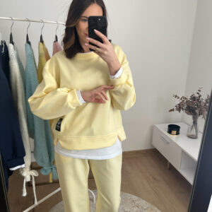 Komplet Dresowy Comfy Banan